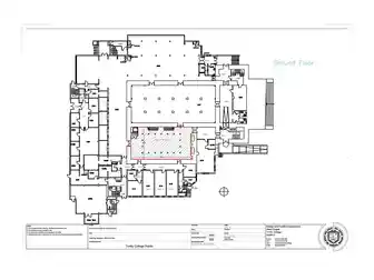 floorplan of dining hall trinity college