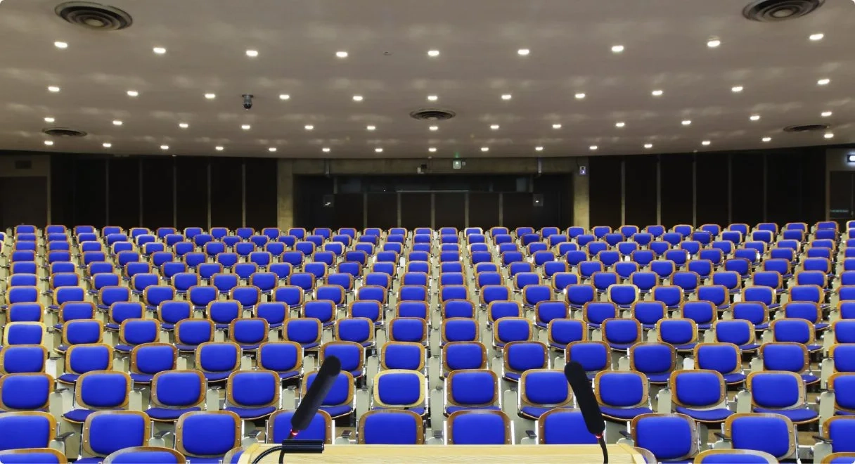 view of lecture theatre in trinity conference centre