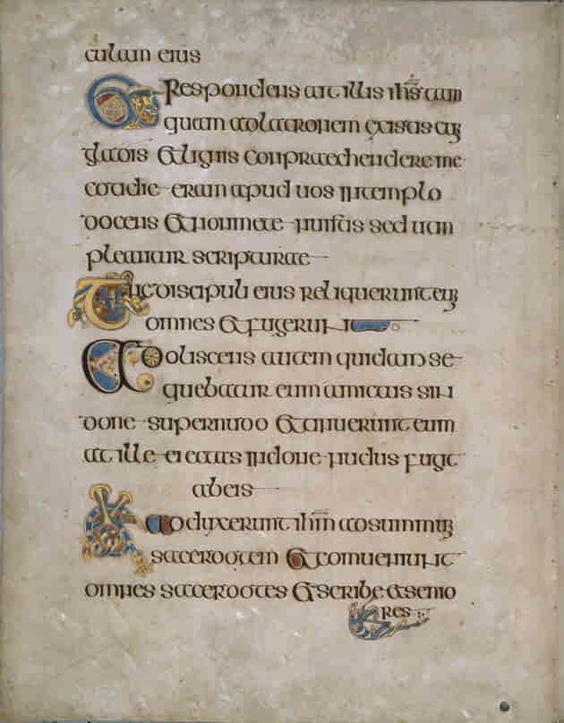 Gospel of Mark folio 178v
